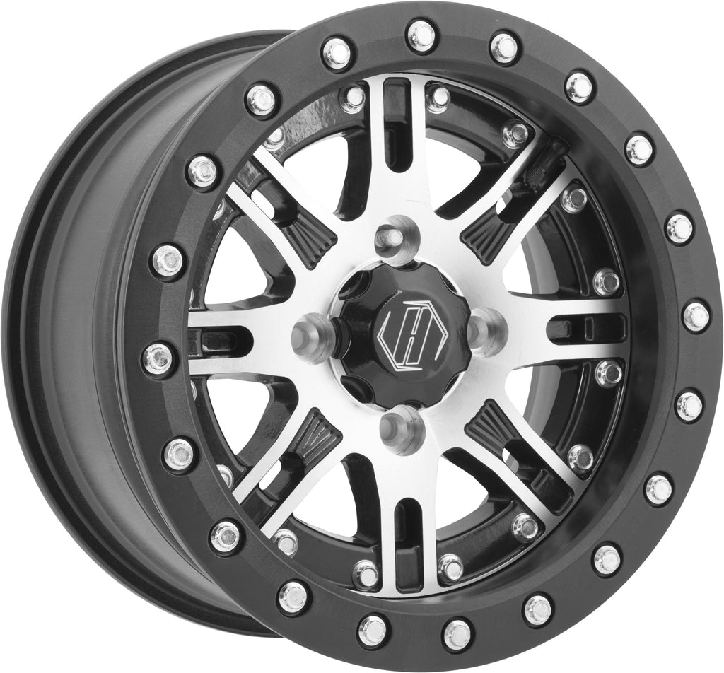 HIPER DESERT RAT WHEEL MACHINED 14X8 4/110 4+4 1480-YDRCM-44-SBL-BK