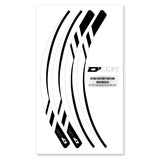 D'COR RIM DECALS WHITE 4 PC SET WHT RIM DECALS 4 PC SET 40-80-221