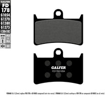 Load image into Gallery viewer, GALFER BRAKE PADS SEMI METALLIC FD178G1054 FD178G1054