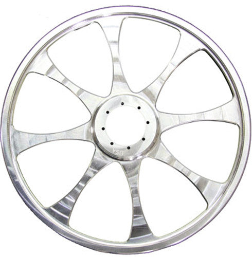 TKI 8-SPOKE BILLET WHEEL NATURAL 8" 404-4031-01