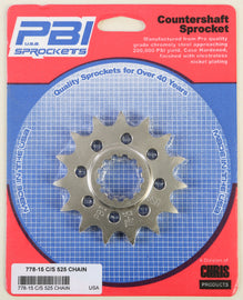PBI COUNTERSHAFT STEEL SPROCKET 15T 778-15