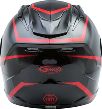 Load image into Gallery viewer, GMAX FF-88 FULL-FACE PRECEPT HELMET BLACK/RED LG G1884036