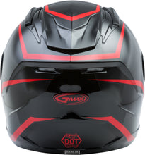 Load image into Gallery viewer, GMAX FF-88 FULL-FACE PRECEPT HELMET BLACK/RED 2X G1884038