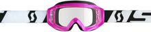 Load image into Gallery viewer, SCOTT HUSTLE GOGGLE X PINK/BLACK W/CLEAR WORKS 268183-1665113