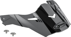 GMAX VISOR W/SCREWS EPIC MATTE GREY/BLACK AT-21S/Y G021070