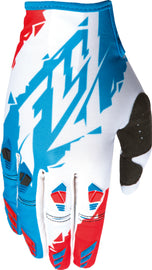 FLY RACING KINETIC GLOVE RED/WHITE/BLUE SZ 5 YM 370-41105-atv motorcycle utv parts accessories gear helmets jackets gloves pantsAll Terrain Depot