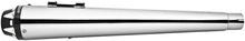 Load image into Gallery viewer, FREEDOM AMERICAN OUTLAW SLIP-ONS 4.5" CHROME W/BLACK TIP INDIAN IN00054