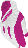 FLY RACING WOMEN'S COOLPRO GLOVES WHITE/PINK SM #5884 476-6210~2