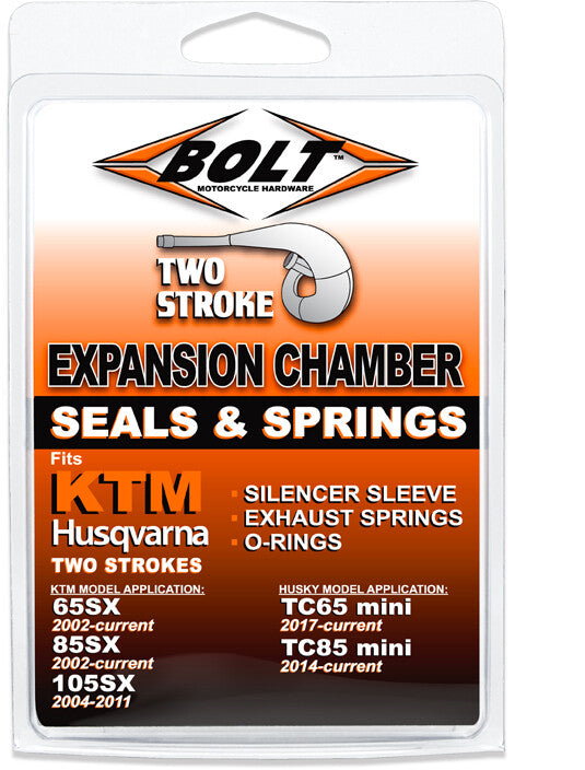 BOLT 2-STROKE O-RING SPRING AND COUPLER KIT EU.EX.65-85CC