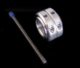 MODQUAD AXLE LOCKING NUT - DOUBLE (SILVER) AX1-1