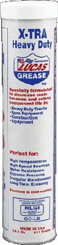 LUCAS X-TRA HEAVY DUTY GREASE 14.5OZ CARTRIDGE 10301-30