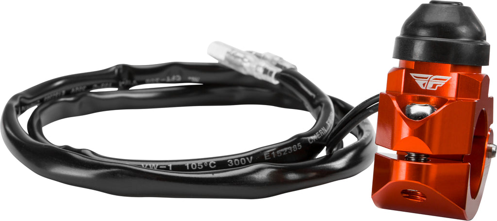 FLY RACING KILL SWITCH SINGLE BOLT CLAMP ORANGE KS-02 ORANGE