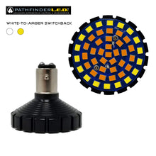 Load image into Gallery viewer, PATHFINDER BULLET ULTRA BRIGHT LED WHITE/AMBER 1157 STYLE 4857SB