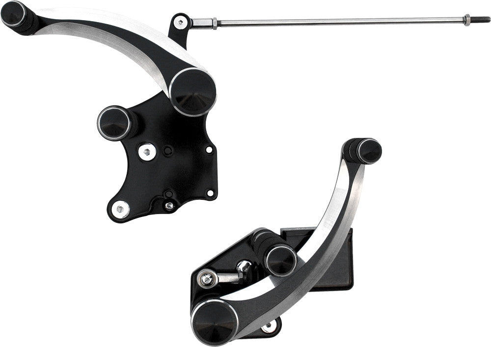 ACCUTRONIX SOFTAIL FORWARD CONTROLS TC BLACK FC106-SIN