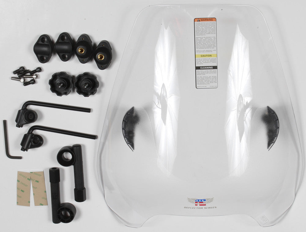 NATIONAL CYCLE DEFLECTOR SCREEN CLEAR 7/8" N25040