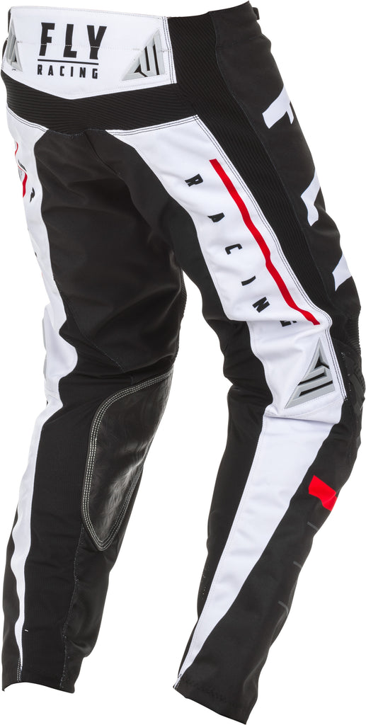 FLY RACING KINETIC K120 PANTS BLACK/WHITE/RED SZ 18 373-43318