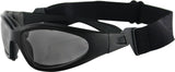 BOBSTER GXR SUNGLASSES BLACK W/SMOKE LENS GXR001