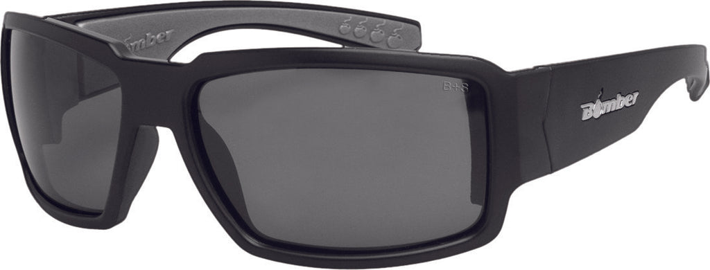 BOMBER BOOGIE BOMB EYEWEAR MATTE BLACK W/SMOKE LENS BG103