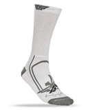 FLY RACING CREW SOCK WHITE/GREY S-M 6