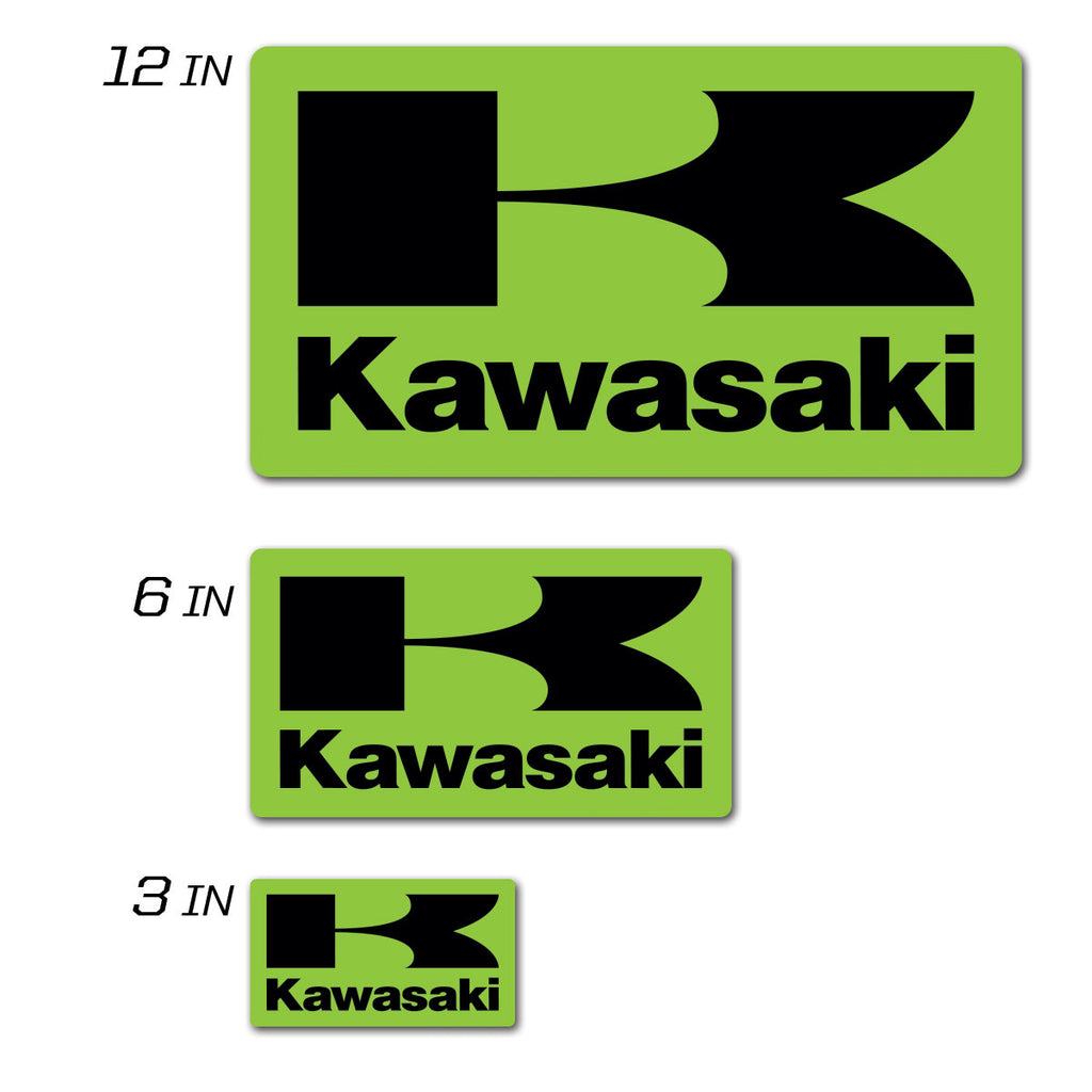 D'COR KAWASAKI ICON DECAL 12" 40-20-110