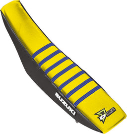 D'COR SEAT COVER BLACK/YELLOW/BLUE 30-40-454