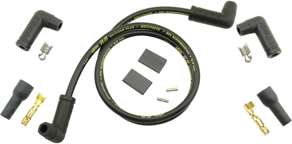 ACCEL 2 PLUG WIRE SET 8.8MM BLACK 173083K-atv motorcycle utv parts accessories gear helmets jackets gloves pantsAll Terrain Depot