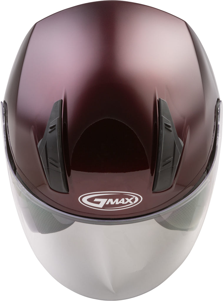 GMAX OF-17 OPEN-FACE HELMET WINE RED SM G317104N