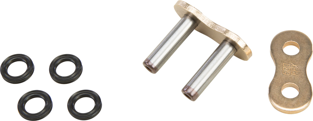 FIRE POWER X-RING RIVET MASTER LINK 530 GOLD 530FPX-MLJ/G
