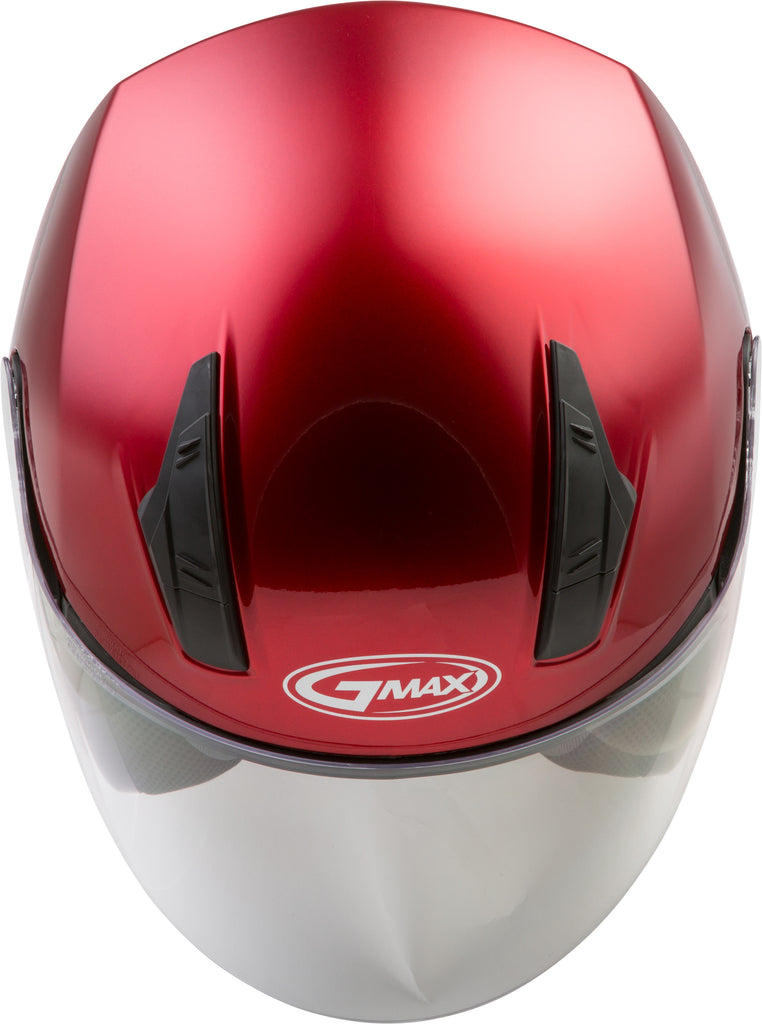 GMAX OF-17 OPEN-FACE HELMET CANDY RED LG G317096N