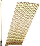 PRO-WHEEL DOUBLE BUTTED SPOKES GOLD/BLACK REAR 19