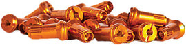 BULLDOG FRONT SPOKE NIPPLES ORANGE 98-650O