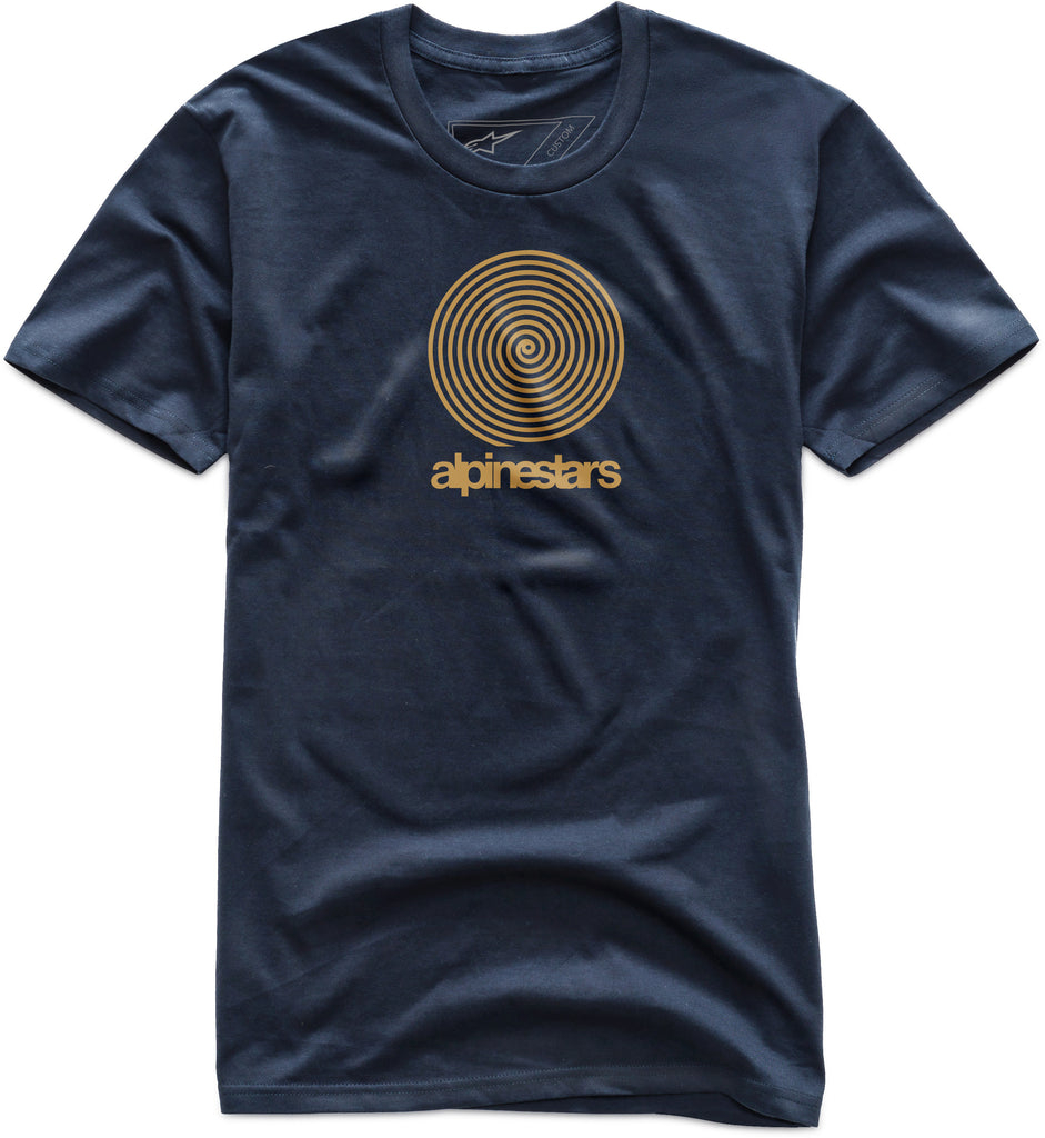 ALPINESTARS SPIRAL TEE NAVY MD 1037-72002-70-M