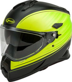 GMAX AT-21 ADVENTURE RALEY HELMET MATTE BLACK/HI-VIS LG G1211746