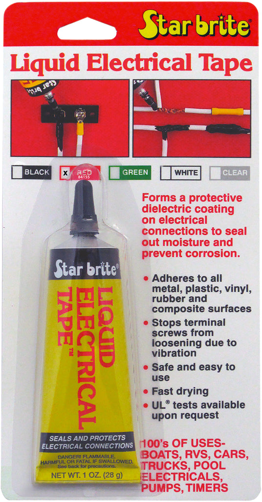 STAR BRITE LIQUID ELECTRICAL TAPE RED 1 OZ 84155
