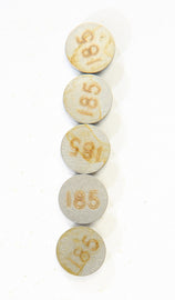 K&L VALVE SHIMS 1.85MMX9.5MM 5/PK 13-6818