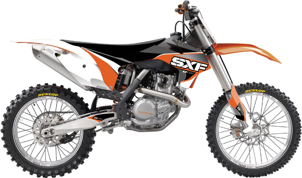 D'COR KTM RACELINE GRAPHICS COMPLETE KIT WHITE 20-30-201