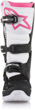 Load image into Gallery viewer, ALPINESTARS TECH 3 STELLA BOOTS BLACK/WHITE/PINK SZ 06 2013218-130-6