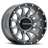RACELINE TROPHY 4/156 14X7 5+2 (+10MM) BLACK/GREY A95SG-47056+10