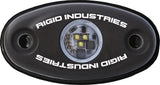 RIGID A-SERIES HIGH POWER BLACK W/NATURAL WHITE LED (PAIR) 48208