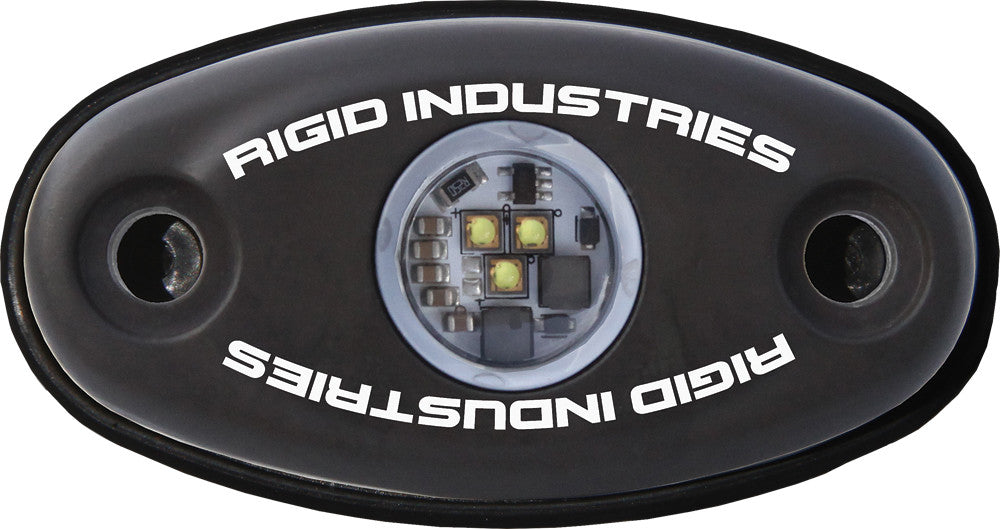 RIGID A-SERIES HIGH POWER BLACK W/AMBER LED (PAIR) 48233