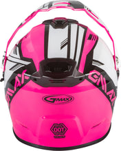 Load image into Gallery viewer, GMAX AT-21S EPIC SNOW HELMET W/ELEC SHIELD PINK/WHITE/BLACK XS G4211403