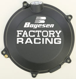 BOYESEN FACTORY RACING CLUTCH COVER BLACK CC-45AB