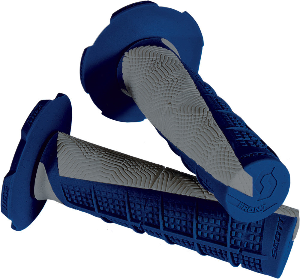SCOTT DEUCE MX GRIPS (GREY/BLUE) 219627-1100