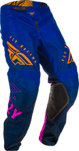 Load image into Gallery viewer, FLY RACING KINETIC K220 PANTS MIDNIGHT/BLUE/ORANGE SZ 20 373-53920