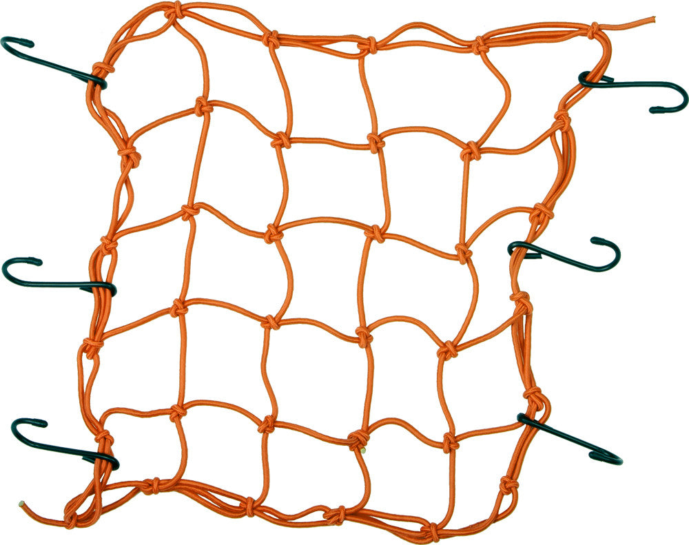 FIRE POWER CARGO NET STANDARD ORANGE 15X15" 28-2003-atv motorcycle utv parts accessories gear helmets jackets gloves pantsAll Terrain Depot