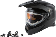 Load image into Gallery viewer, AT-21S SNOW HELMET W/ELECTRIC SHIELD MATTE BLACK LG-atv motorcycle utv parts accessories gear helmets jackets gloves pantsAll Terrain Depot