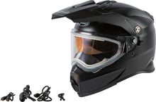 Load image into Gallery viewer, GMAX AT-21S SNOW HELMET W/ELECTRIC SHIELD MATTE BLACK 2X G4210078