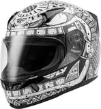FLY RACING REVOLT CODEX HELMET WHITE/BLACK SM 73-8376S