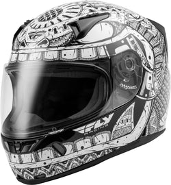 FLY RACING REVOLT CODEX HELMET WHITE/BLACK XS 73-8376XS