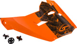 GMAX VISOR W/SCREWS DOMINANT MX-46Y MATTE ORANGE/BLACK YS-YL G046907